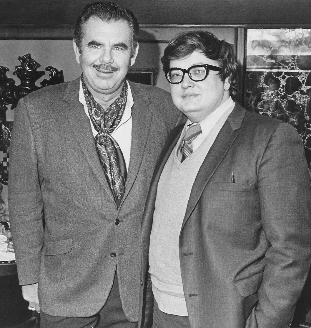 Russ Meyer and Roger Ebert: ‘Meyer is an auteur whose every frame reflects his own obsessions,’ wrote Ebert