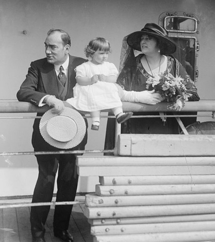 On May 28, 1921, an ailing Caruso sailed for Italy with wife Dorothy and daughter Gloria aboard the S.S. Presidente Wilson. He died in Naples on August 3, 1921. (Photo courtesy Library of Congress Prints and Photographs Division Washington, D.C. 20540 USA)
