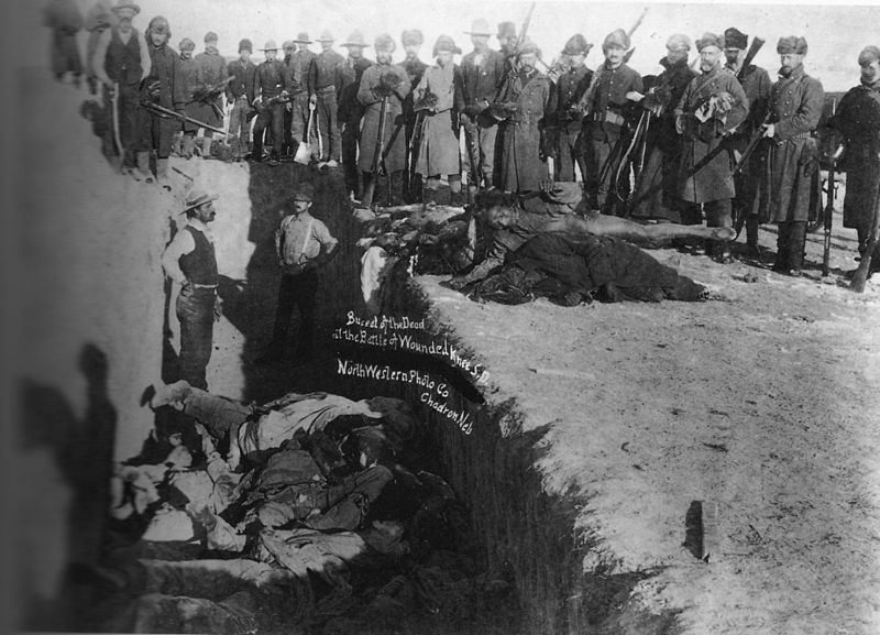 the massacre of Wounded Knee