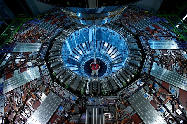 Another view inside the Large Hadron Collider