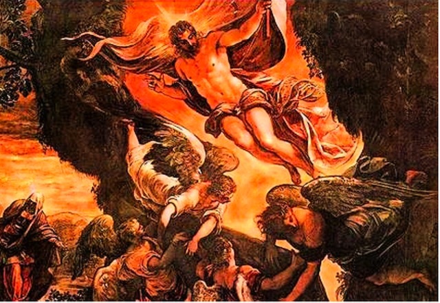 The Resurrection of Christ, oil on canvas, by Jacopo Tintoretto, 1581