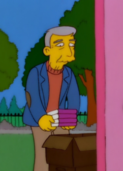 John Updike on The Simpsons, episode 3, season 12, ‘Insane Clown Poppy’