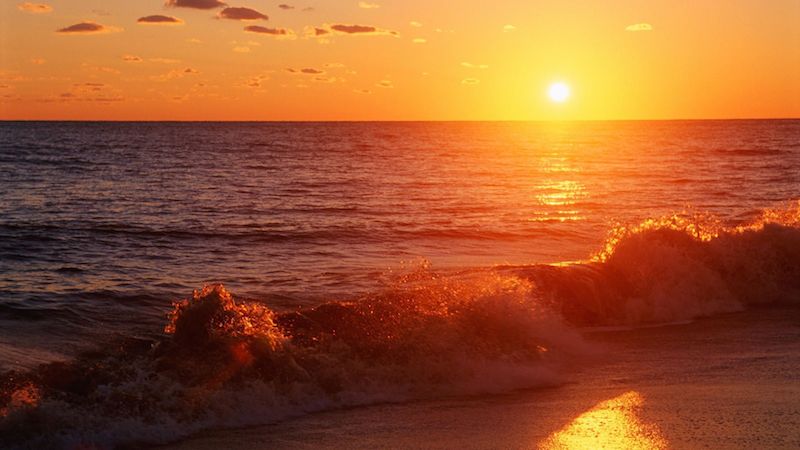 Pacific sunset, Pismo Beach, California