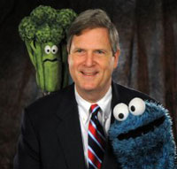 Tom Vilsack and friend