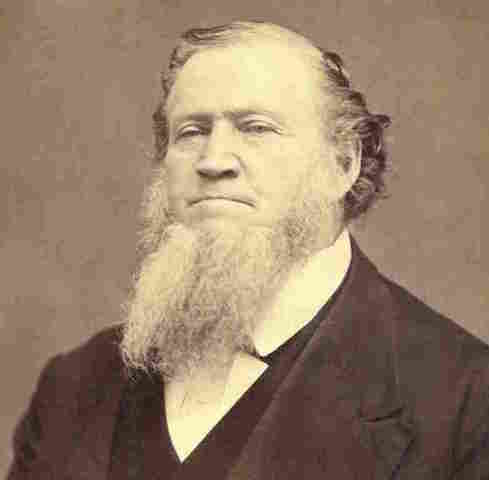 ‘I heard Brigham Young in the Tabernacle the other day warning his people that if they did not mend their manners angels would not come into their houses, though perchance they might be sauntering by with little else to do than chat with them.’